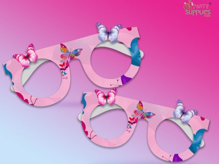 Butterfly theme Birthday Party glasses on Sale