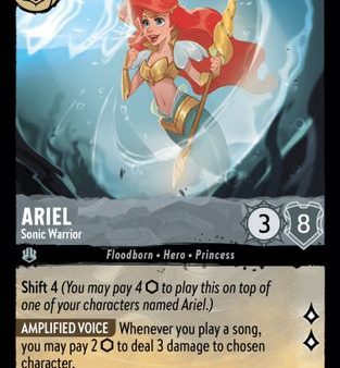 Ariel - Sonic Warrior (175 204) - Ursulas Return Cold Foil [Super Rare] For Cheap