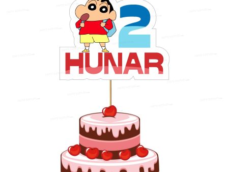 Shinchan Theme Customized Cake Topper Sale