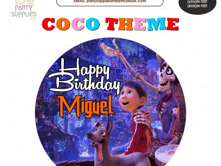 Coco Theme Customized Round Backdrop For Sale