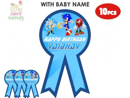 Sonic the Hedgehog Theme Badges Hot on Sale