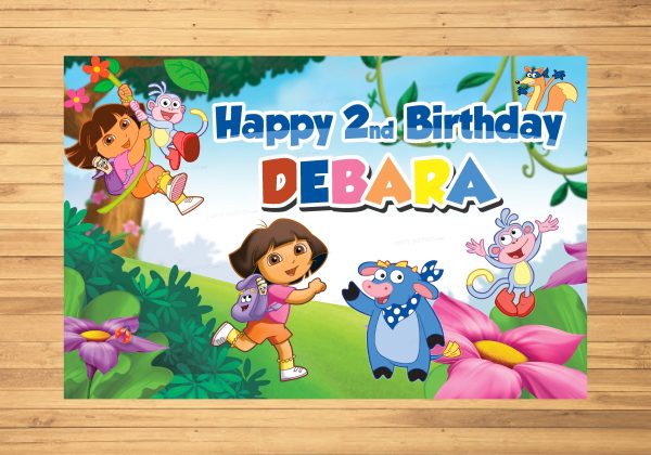 Dora Theme Customized Backdrop Online Hot Sale