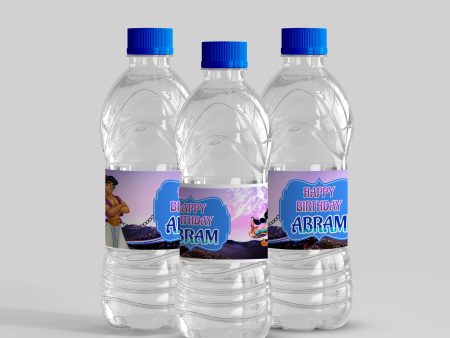 Aladdin Theme Water Bottle Sticker Supply