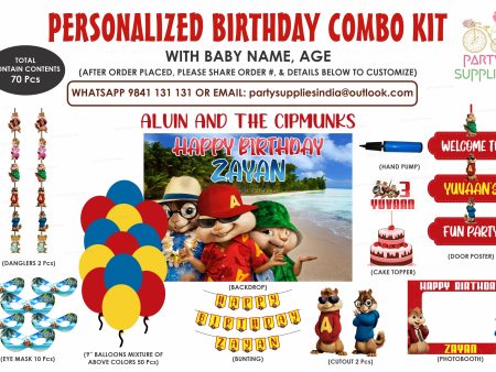 Alvin and Chipmunks Theme Exclusive Combo Kit Sale