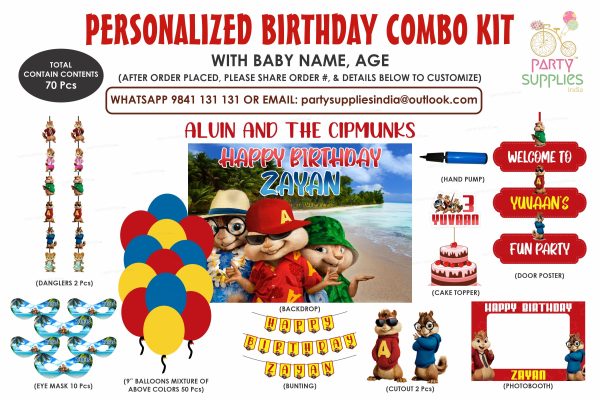 Alvin and Chipmunks Theme Exclusive Combo Kit Sale