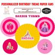 Barbie Theme Paper Fan For Sale