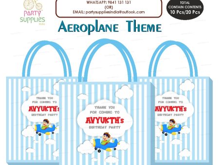 Aeroplane Theme Return Gift Bag Sale