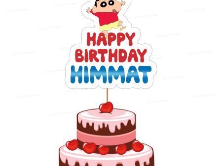 Shinchan Theme Cake Topper Online Hot Sale