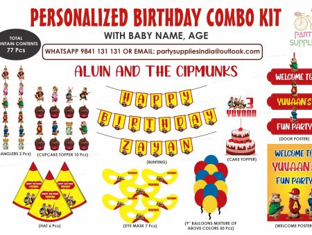 Alvin and Chipmunks Theme Preferred Combo Kit Online Sale