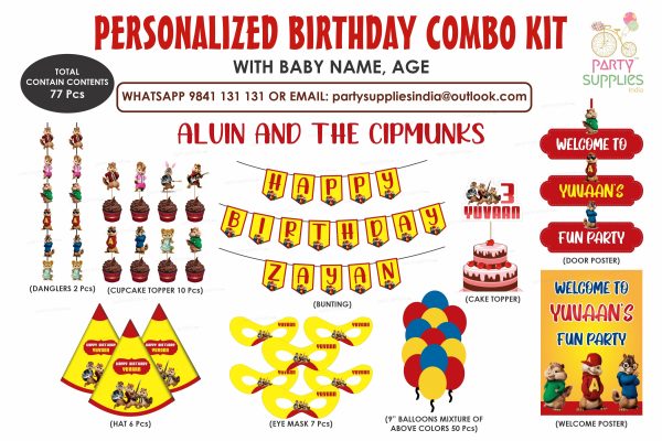 Alvin and Chipmunks Theme Preferred Combo Kit Online Sale