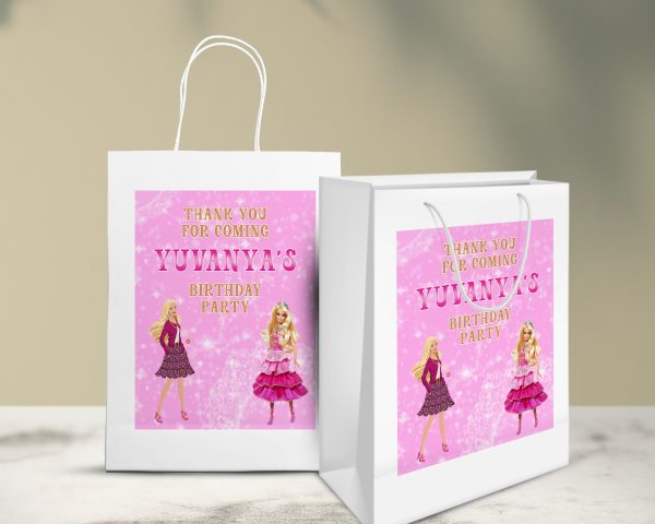 Barbie Theme Oversized Return Gift Bag Online now