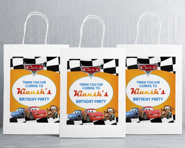 Car Theme Oversized Return Gift Bag Supply