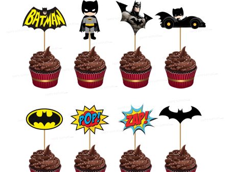 Batman Theme Characters Cup Cake Topper Online Sale