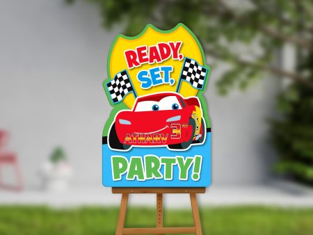 Car Theme Personalized Welcome Board Fashion