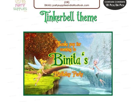 Tinkerbell Theme Thank You Card Discount