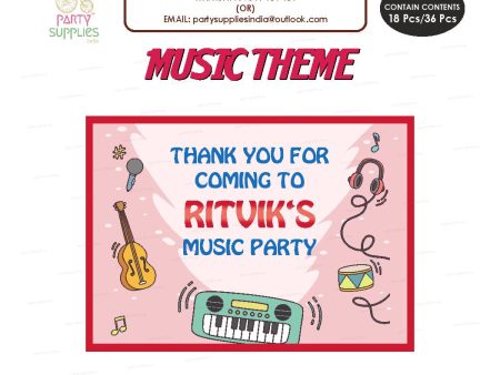 Music Theme Thank You Card Online