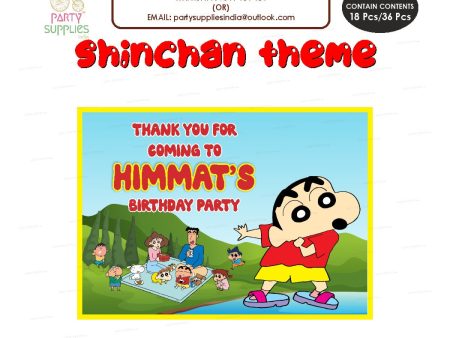 Shinchan Theme Thank You Card For Cheap