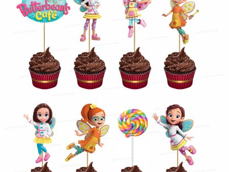 Butter Beans  Theme Cup Cake Topper Cheap