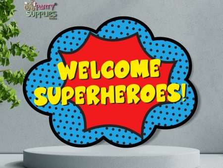 Avengers Theme customized Welcome Board Fashion