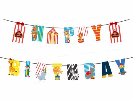 Circus Theme Customized with Characters Hanging Sale