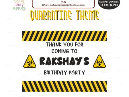 Quarantine Theme Thank You Card Fashion