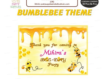 Bumble Bee  Theme Thank You Card For Cheap