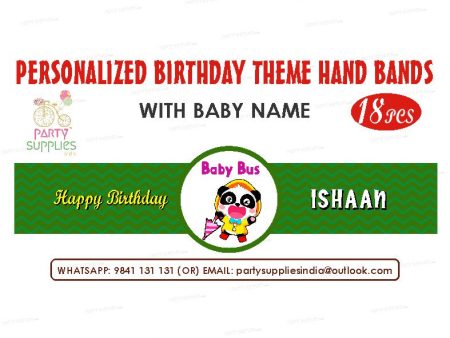 Baby Bus Theme Hand Band on Sale