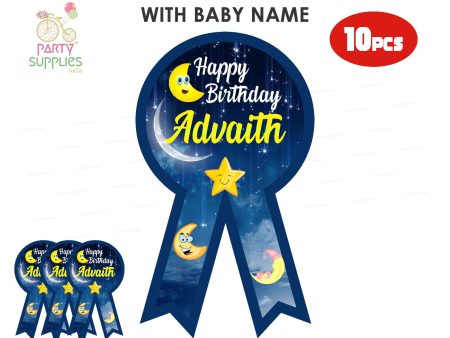 Twinkle Twinkle Little Star Boy Theme Badges For Cheap