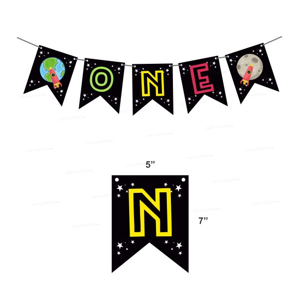 Space Theme Personalized with Baby Age Hanging Discount