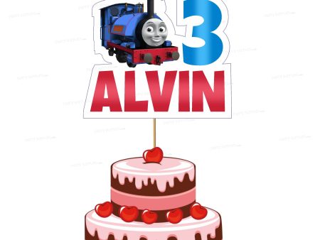 Thomas and Friends Theme Customized Cake Topper Hot on Sale