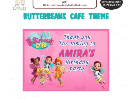 Butter Beans Theme Thank You Card Discount